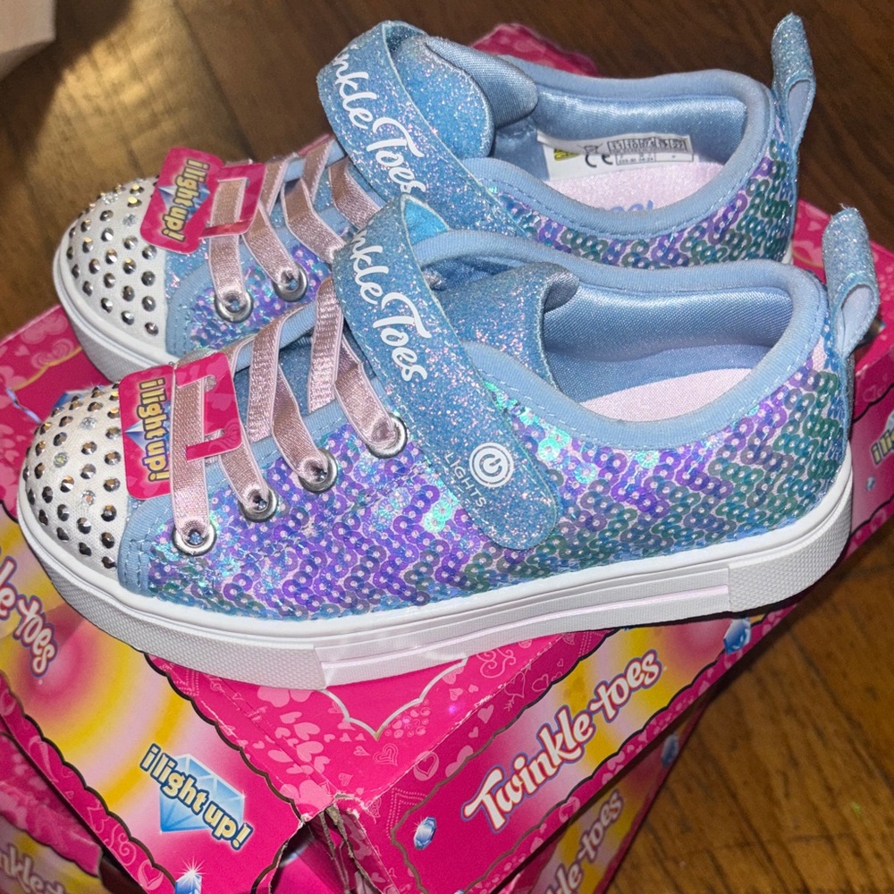 Skechers 314812L LBMT s lights twinkle sparks sequin party